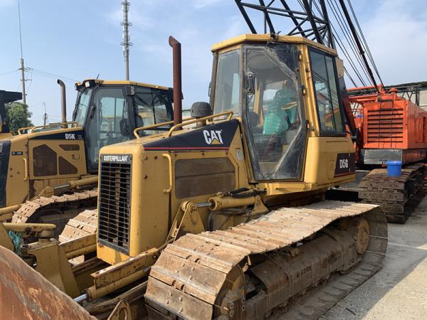 D5G LGP Used  Bulldozer CAT 3046 Engine 6 Way Blade 99hp