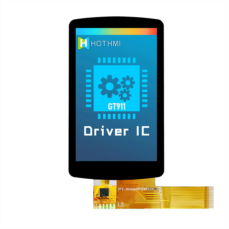 4,3 экран IPS TFT дюйма емкостный, дисплей цвета 480x800 TFT