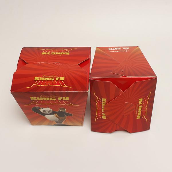 Квадратный кебаб одноразовая упаковка продуктов питания коробка с бумажными лапшами