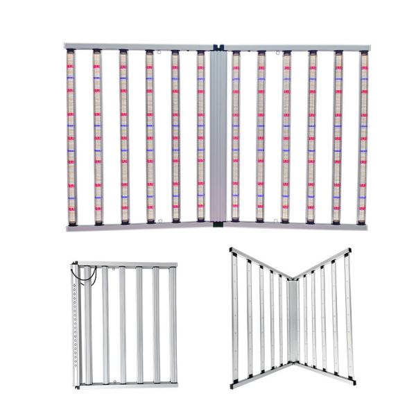 Wholesale 1200W Led Grow Light Fixture Full Spectrum Commercial SAMSUNG LM301H LM281B Led 12 Bar 4x6ft Indoor for Veg Fruit Tomato