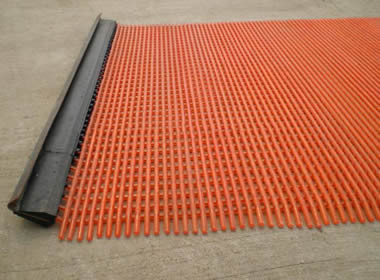 Square Pu Steel Core Polyurethane Screen Mesh For Wet Or High Humidity Screening
