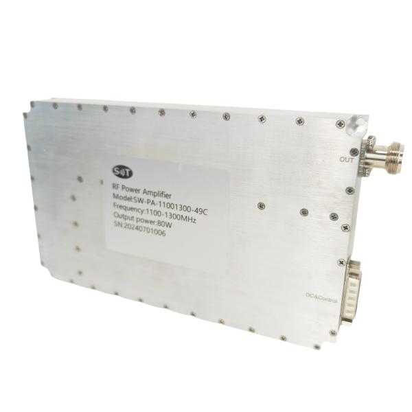 1100-1300MHz 80W RF Power Amplifier for Electronic Warfare with Excellent Gain and Stability