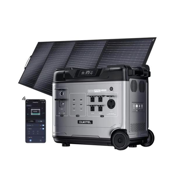 High Capacity 5120Wh Home Solar Energy System 3600W 4000W Lifepo4 Power Station Portable Solar Generator