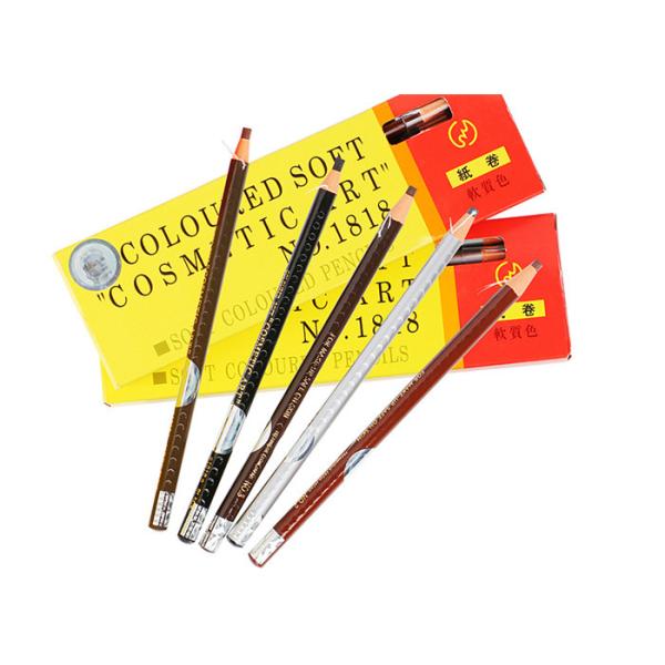 Private Label Pull Eyebrow Pencil Waterproof Paper Roll Eyebrow Pencil For Microblading