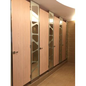 Waterproof Bathroom Partition Walls Bathroom Stall Panels Anti Vandal