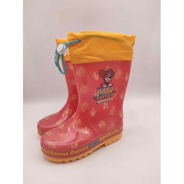 Bottes Wellington pour enfants multicolores avec semelle antidérapante et doublure amovible
