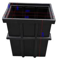 Roto-molding personnalisé pour les puits de filtration et d'infiltration en PE