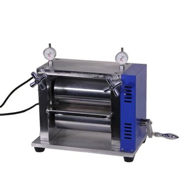 Máquina de rolagem manual para calandragem de eletrodos de bateria de lítio
