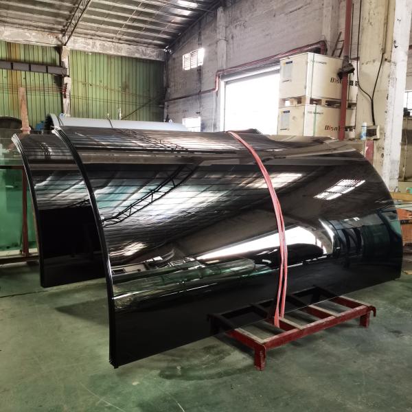 3 мм-19 мм изогнутое закаленное стекло плоский край огромное изогнутое изогнутое стекло