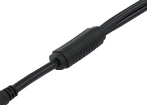 Tipo bonde divisor impermeável 3 da bicicleta Y do cabo em 1 conector IP67