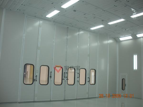 Fold Style Door Industrial Paint Booth Aircraft Spray Booth