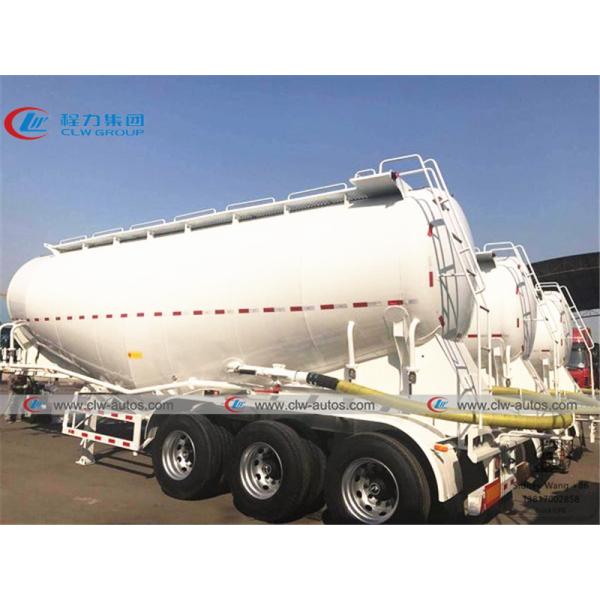 25cbm 35cbm 50cbm Carbon Steel Tanker 3 Axle Semi Trailer For Bulk Cement