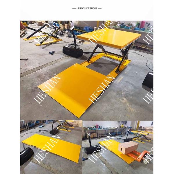 Hydraulic Low Profile Scissor Lift Table 2000kg Electric Lift Platform