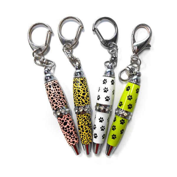 ODM Silk Screen Brass Mini Ballpoint Pen With Animal Printing