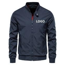 Custom Hombres New Casual Jacket Men's Spring And Fall Sport Solid Color Coat Men's Fashion Casual Simple Jackets