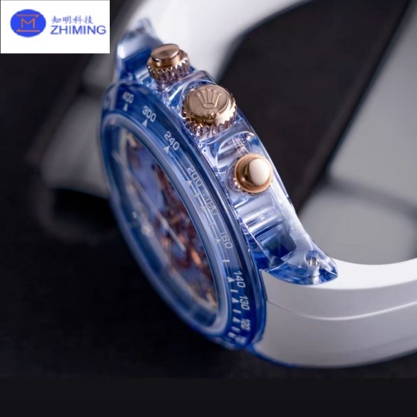 Moissanite Watch Case Transparent Silicon Carbide (SiC) Luxury Timepieces