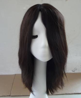 Perruques de cheveux humains 100% pour femmes, perruques pour dames, bonnet en dentelle complète avec nœuds décolorés