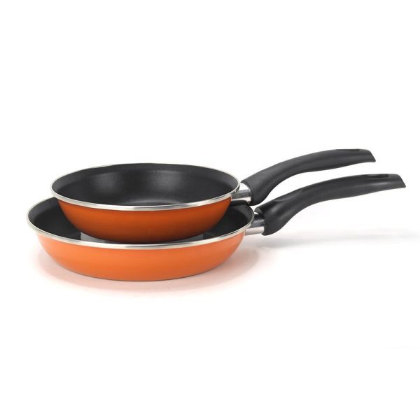 Spanish Style Nonstick Frying Pan Carbon Steel Cooking Pan With Bakelite Handle