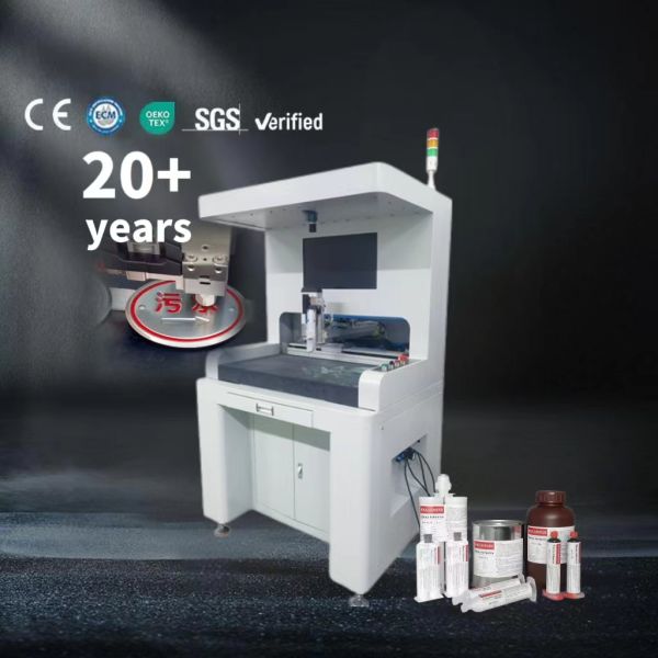 Electric Industrial Glue Dispensing Machine Adhesive Machines for Chemical Application Case Packaging Wood Material