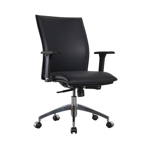 6020 Metal Real Leather Executive Office Executive Computer Chair Tilt Swivel 3D
