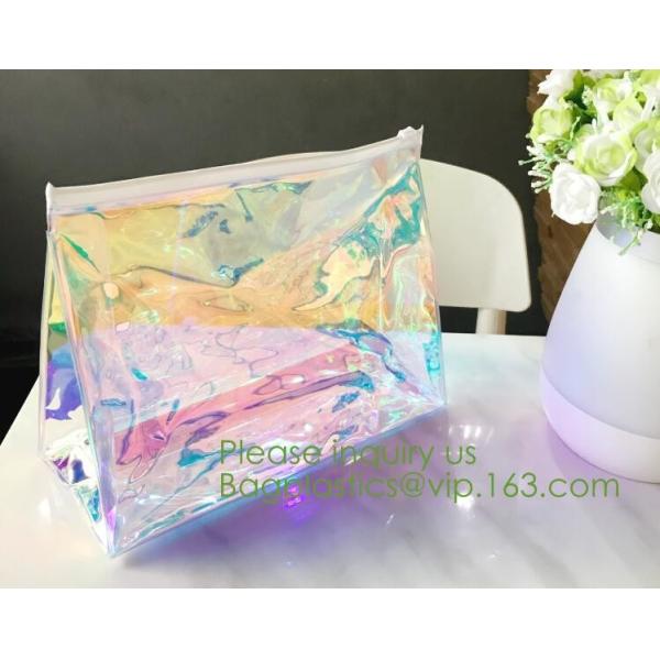 Frosted EVA Plastic Makeup Bag With Snap Button Closed,Eco-friendly Durable Cosmetic Bag,zipper gift cosmetic oem pouch