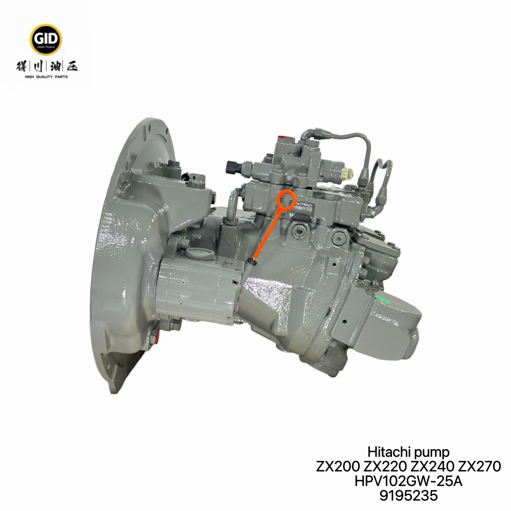High Pressure High Efficiency Stable Operation Excavator Hydraulic Main Pump HPV102GW-25A for Hitachi ZX240-3G
