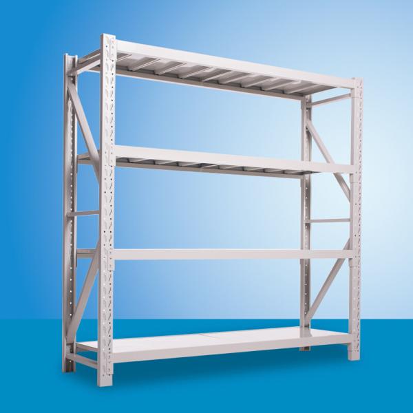 4 Layer Stainless Light Duty  Shelf  /  Warehouse Storage Racks Powder Coated