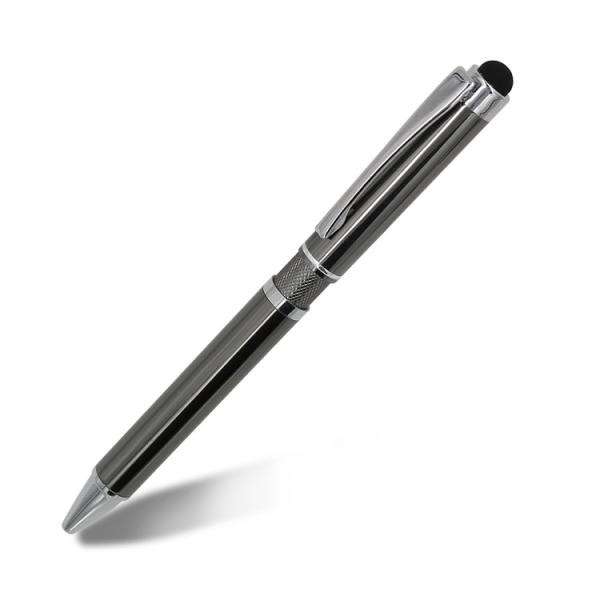 Business Office 2 in 1 Touch Screen Ballpoint Pen Stylus Pen With Laser Engraving Logo
