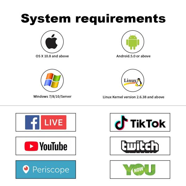 4K HDMI Video Capture Card USB 3.0 HDMI HD Video Recordor