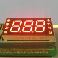 A exposição de diodo emissor de luz feita sob encomenda do GV, multi exposição de segmento da cor 7 para a umidade da temperatura degela