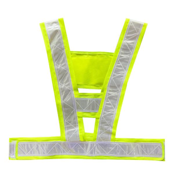 Afficher une image plus grande Ajouter à la comparaison Partager Veste de course de sécurité visible Ceinture élastique/réflecteur lumineux Veste avec réflecteur