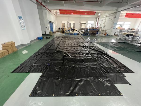 Polyester PVC Truck Cover 20*20 Density Tear Resistant