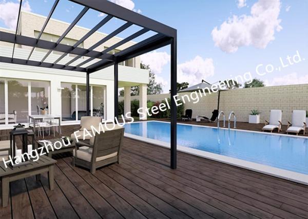 Construções de aço do metal da casa de campo da luz da casa da casa pré-fabricada com quadro soldado