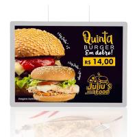 Imóveis Publicidade Caixas de luz Quadro Caixa de luz pendurada Caixa de luz LED de cristal fino