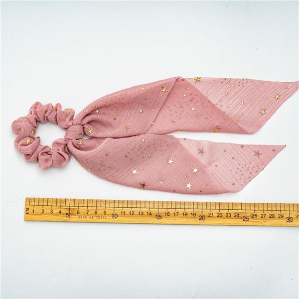Spring/summer red chiffon moon star Arabia streamer large coil hair accessories cross border hair - free lady tie hair