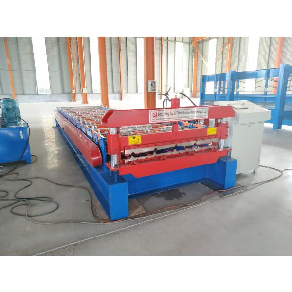 Wall And Roof Panel Roll Forming Machine For Coil Width 1219mm , High Speed
