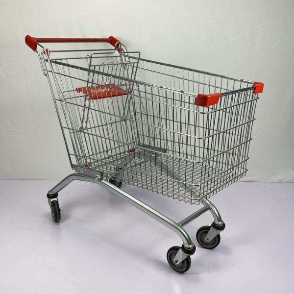 European 240L Warehouse Shopping Trolley Powder Coating SGS Certificate