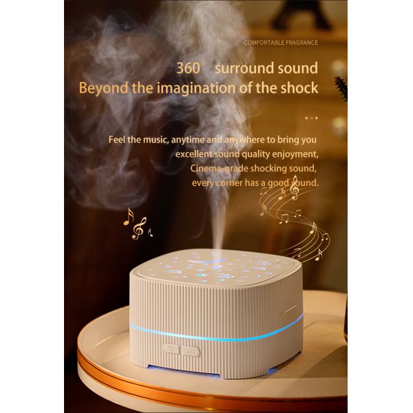 500mL Ultrasonic Aroma Air Humidifier Diffuser Machine With Noise Music Sleeping Sound