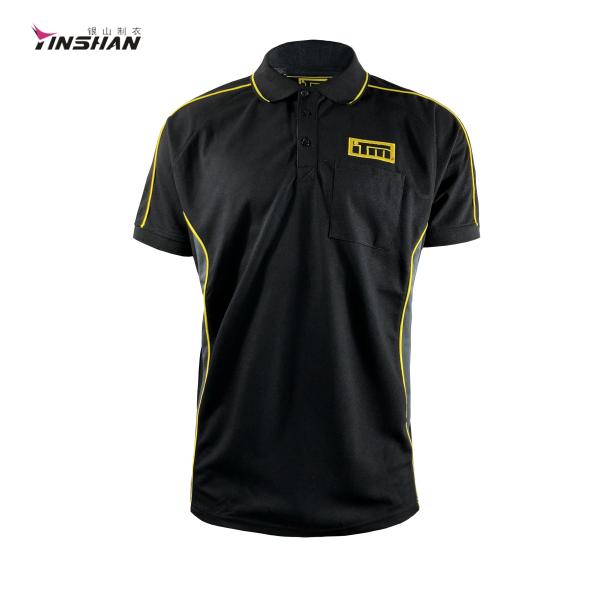 Breathable Custom Teamwear Polo Shirt Unisex Moto Cycle Clothes with Printed Logo