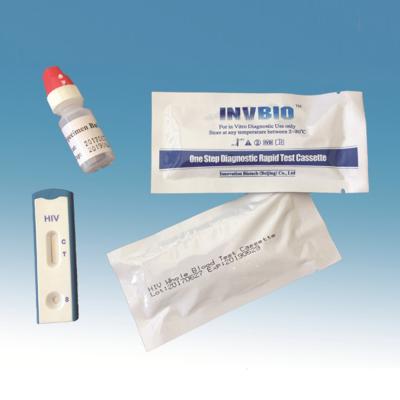 Teste rápido Kit Plasma Whole Blood do Hiv do costume em casa 99%