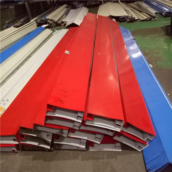 red color steel roof sheet 4000-0.426mm edge capping  for warehouse roof