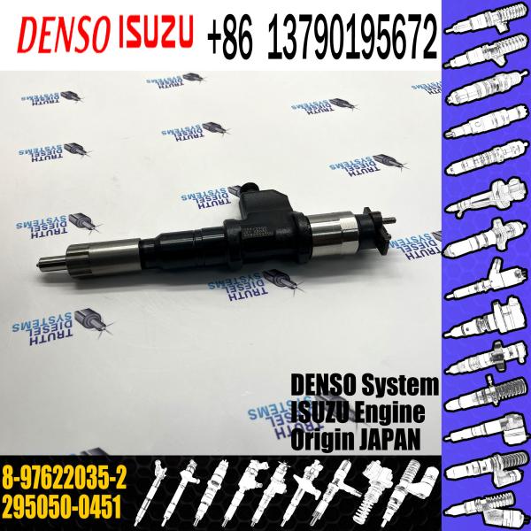Rail Fuel Injector Assembly 295050-0450 295050-0451 8-97622035-2 8-97622035-0 8-97622035-1 For ISUZU