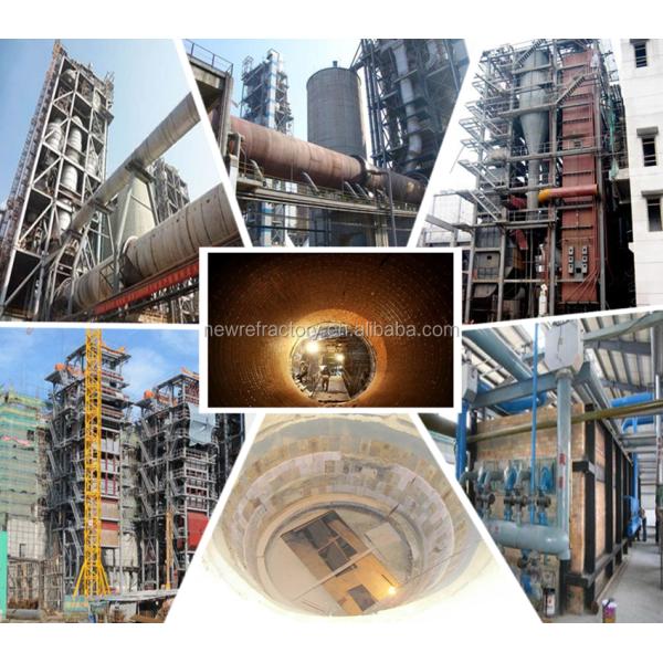 50%-65% SiO2 Content High Alumina Arc Refractory Brick for Petrochemical Industry