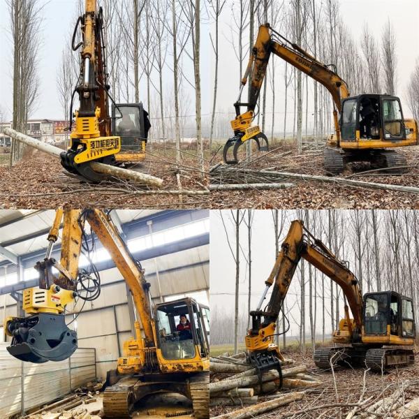 Аксессуары строительного оборудования ножниц дерева экскаватора резца 6т