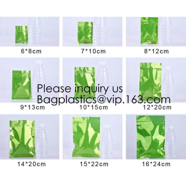 Top zip plastic bag food packaging/ 3 side seal zipper bag/ stand up pouch k bag for meat,pork,beef,sea food pack