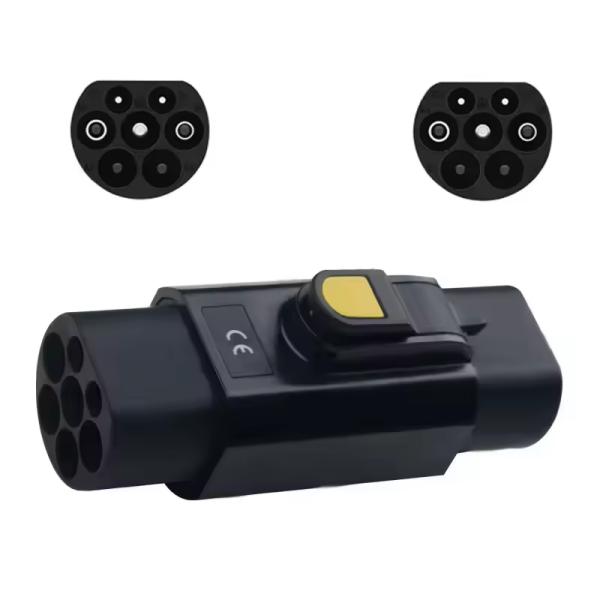 Compact and Portable 220V 7KW 32A Adapter for Tesla Car Type 1 Charging Pile to Tesla Car EV Charge Customized Plug Type1