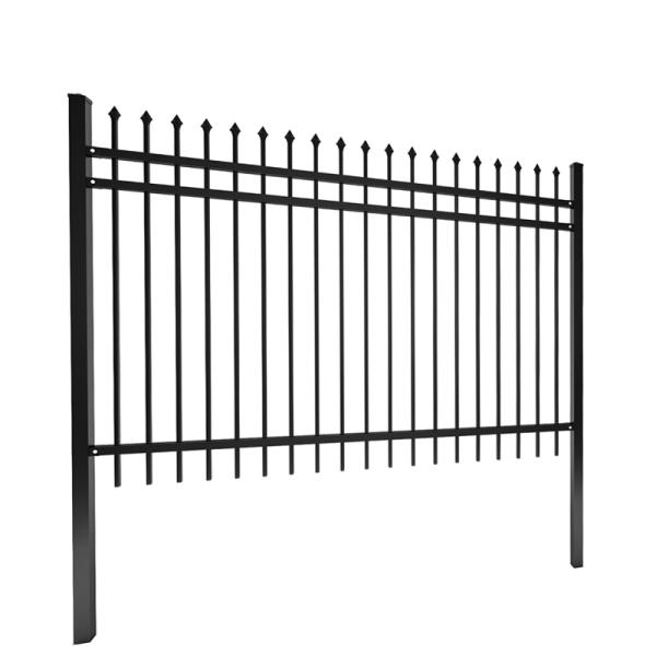Garden Spearhead Fence Panels Tubular Steel Fence Galvanized Welded Wire Outdoor Metal 358