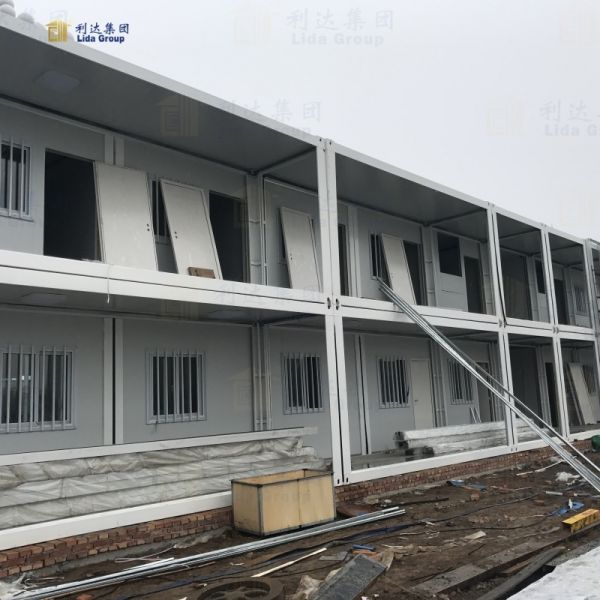 Fast Installation Modular Container House with Earthquake Resistant and Heat Insulated Features for Construction Sites