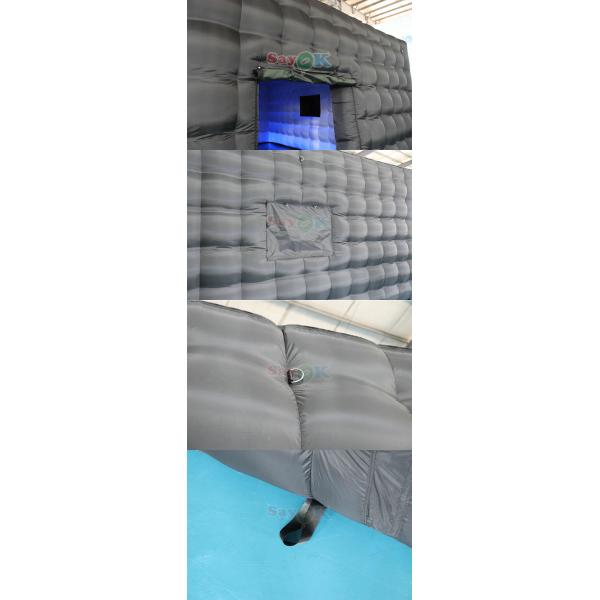 Tente gonflable portable Tente de salon de soirée Club de nuit Maison de discothèque Tente pour location de club de nuit gonflable