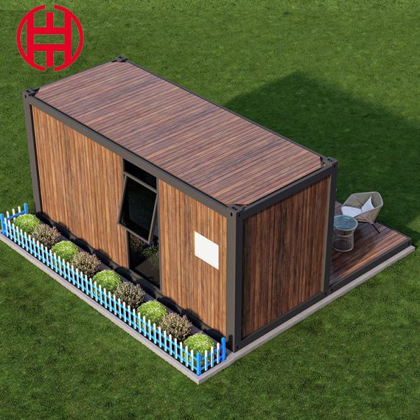 20ft Luxury Cabana de madeira pré-fabricado Modular Casas de vidro para a vida moderna